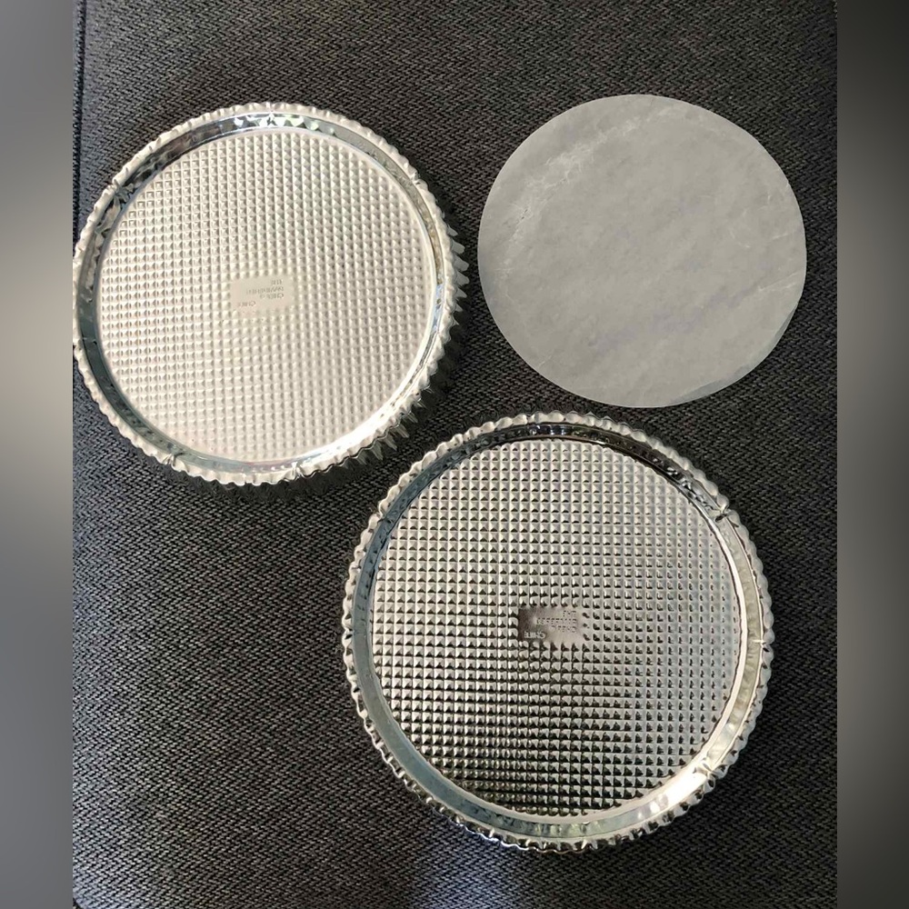 Vintage 1996 Pampered Chef Flan Pan Set